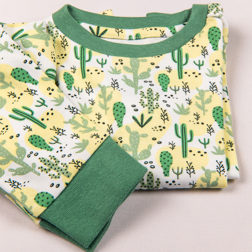 Patterned organic cotton pyjama set, Miiyu