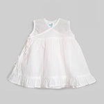 Organic Cotton Girls Jabla / Dress - White