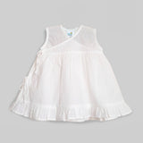 Organic Cotton Girls Jabla / Dress - White