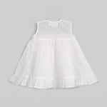 Organic Cotton Girls Jabla / Dress - White