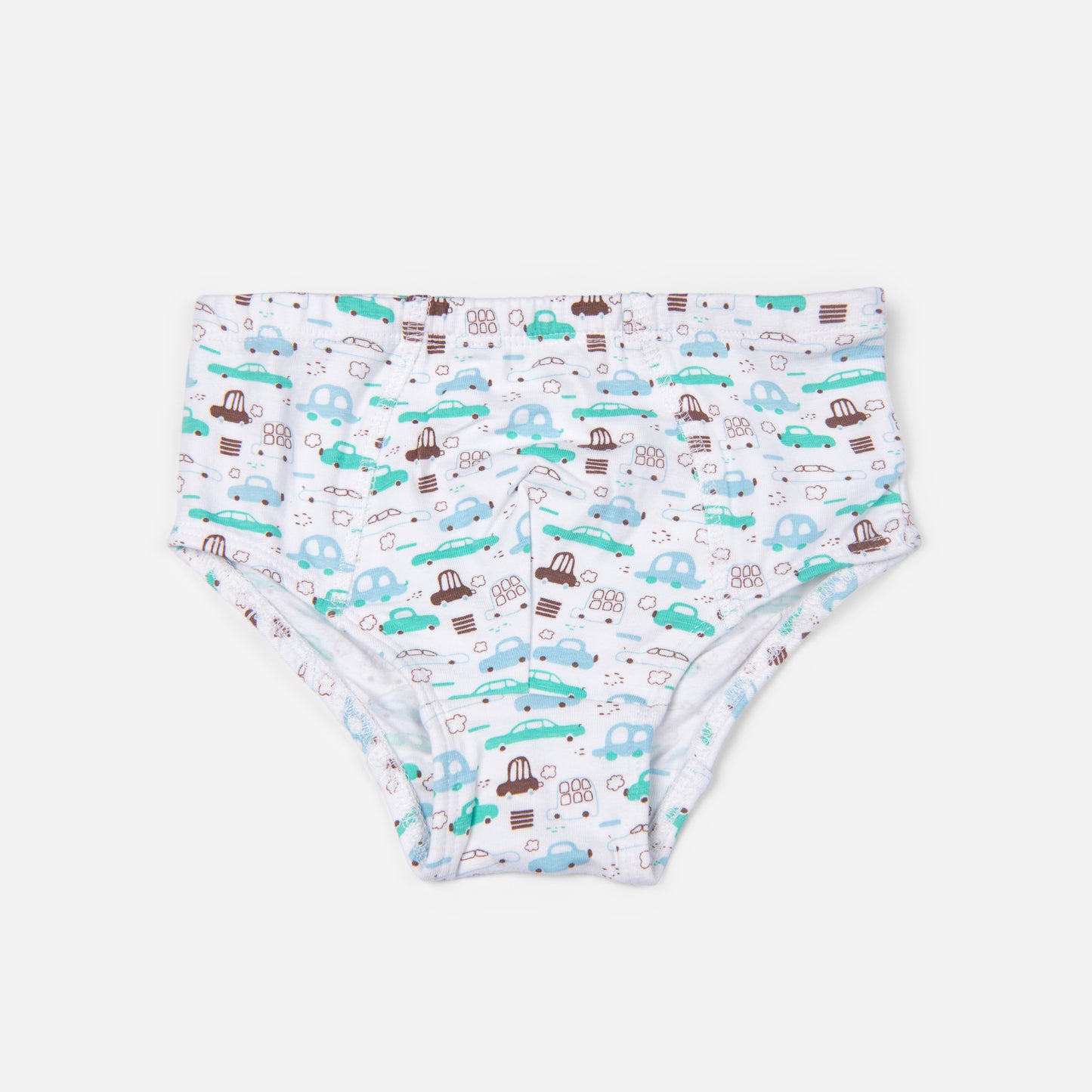 Organic Cotton Boys Brief - Blue Cars