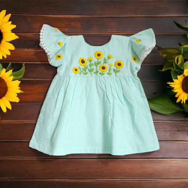 The girl in the best sale sunflower dress