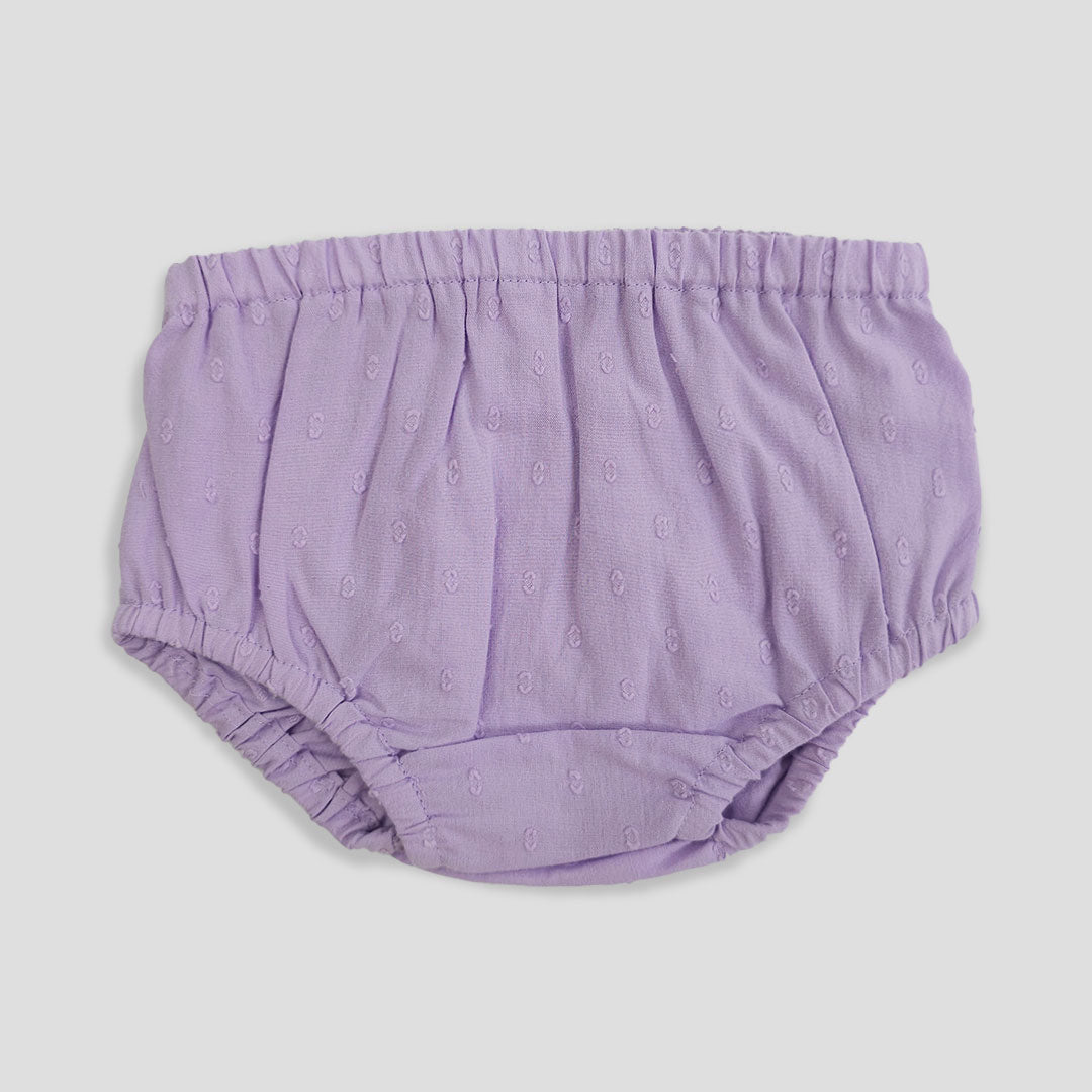 Keebee Organic Cotton Solid Textured Diaper / Nappy Cover - Lilac