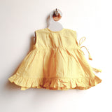 Organic Cotton Girls Jabla / Dress - Yellow