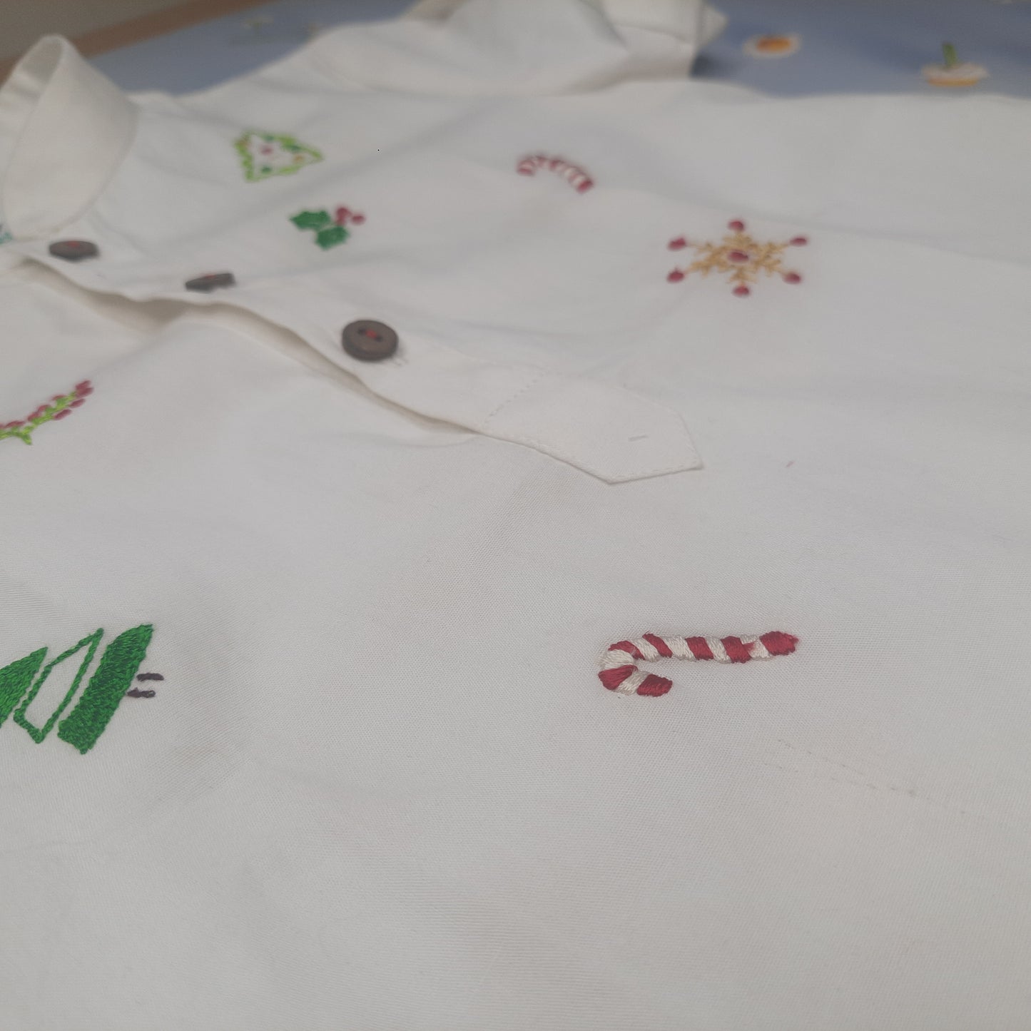 Organic Cotton Embroidered Shirts - Merrymas