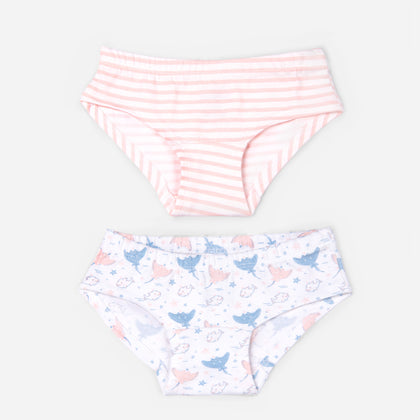 Organic Cotton Girls Hipsters - Enchanted Ocean Combo Set of 2