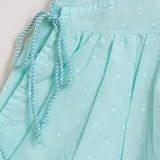Organic Cotton Putta Girls Jabla / Dress - Aqua