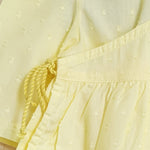 Organic Cotton Putta Puff Sleeve Girls Jabla / Dress - Yellow