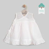 Organic Cotton Girls Jabla / Dress - White