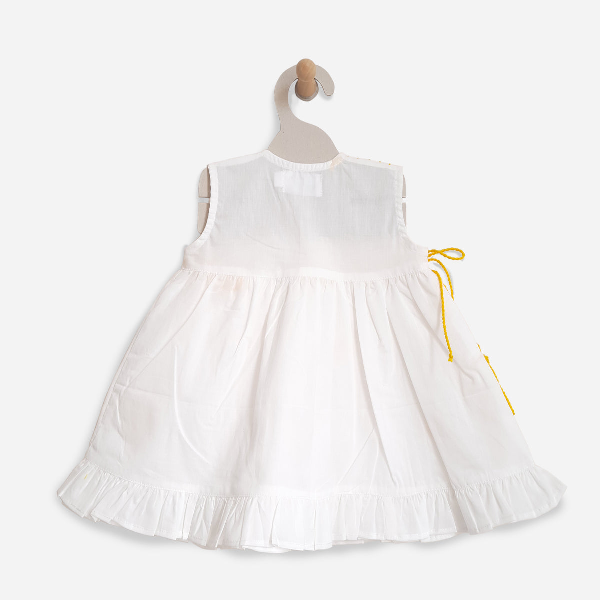 Organic Cotton Hand Embroidered Girls Jabla / Dress - Honeycomb