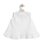 ORGANIC COTTON BABY GIRL SLUB TULIP DRESS - TWIN BUNS